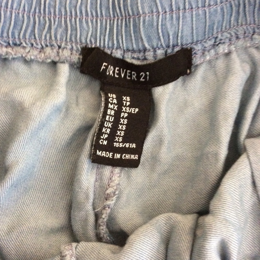 Forever 21 Chambray Soft Shorts XS​​​ - Picture 3 of 3